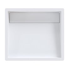 Elba 440mm Matte White Solid Surface Washplane